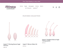 Tablet Screenshot of intimacycorner.com